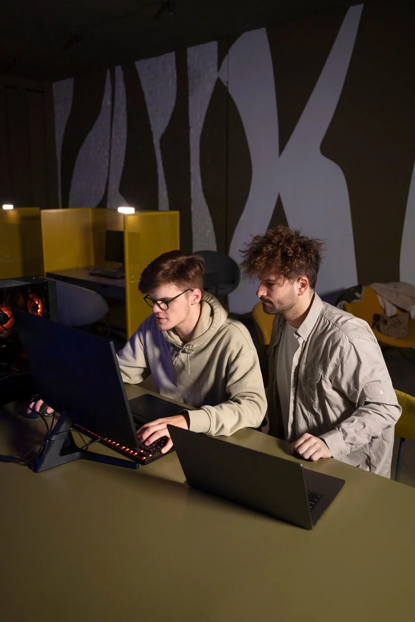 Team, das an einem Animationsprojekt arbeitet